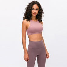Load image into Gallery viewer, In Spring The New Sports Bra Women's Cross-beautiful Back Gathers and Runs Yoga Fitness Bra