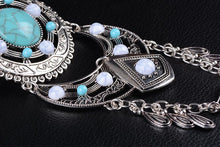 Load image into Gallery viewer, Sexy Boho Statement Turquoise Necklace Body Chains
