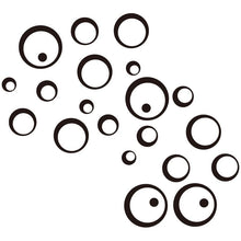 Load image into Gallery viewer, 26/24pcs 3D Mirror Wall Sticker Round Mirror DIY TV Background Room Stickers Wall Decor bedroom Bathroom Home Decoration mirror
