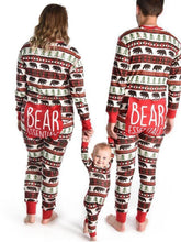 Load image into Gallery viewer, Fashion Round Neck Button Special Christmas Print Jumpsuit Matching Outfit