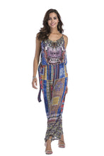 Load image into Gallery viewer, 5 pattern Wide-leg pants sexy halter V-neck lady print panties chiffon Rompers