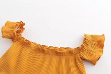 Load image into Gallery viewer, Off shoulder Short-sleeved chest wrapped spring chest fungus thread stretch top vest 9 colors