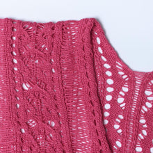 Load image into Gallery viewer, New Knit Hollow Irregular Swimwear Bikini Cover Up