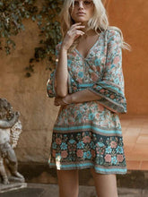 Load image into Gallery viewer, Vacation Spring Bohemian Hollow Print Beach Skirt