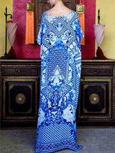 Load image into Gallery viewer, Bohemia Loose Printed Beach Cover-ups Maxi Dress