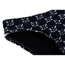 Load image into Gallery viewer, New Black and White Color Matching Retro Pattern Sexy Swimsuit Bikini