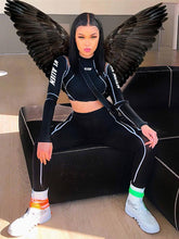 Load image into Gallery viewer, Printed See-through Sexy Yoga Suits