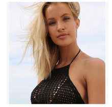 Load image into Gallery viewer, Hand-Knitted Swimsuit Beach Woven Vest Suspenders