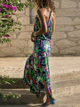 Load image into Gallery viewer, Summer Women Fashion Sexy Causal Elegant Sleeveless Floral Hollow-out Back Maxi Dress