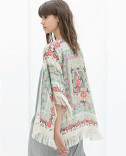 Load image into Gallery viewer, Casual Floral Loose Cardigan Summer Jacket Tops