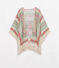 Load image into Gallery viewer, Casual Floral Loose Cardigan Summer Jacket Tops