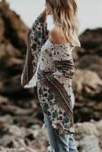 Load image into Gallery viewer, One-Letter Collared Chiffon Sleeve Top