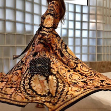 Load image into Gallery viewer, Early Autumn Long Sleeve V-Neck Print Maxi Dress