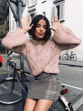 Load image into Gallery viewer, Loose Solid Color Knitting Sweater Tops