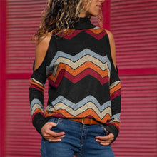 Load image into Gallery viewer, Sexy High Neck Knitted Winter Pullover Sweater