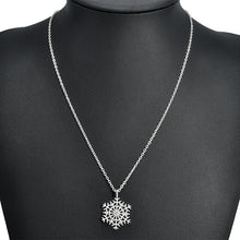 Load image into Gallery viewer, Charms Crystal Snowflake Zircon Christmas Sweater Necklace