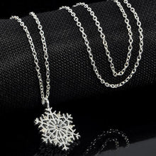 Load image into Gallery viewer, Charms Crystal Snowflake Zircon Christmas Sweater Necklace