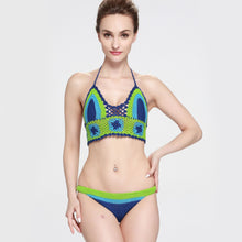 Load image into Gallery viewer, New Knitted Sexy Split Swimwear