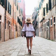 Load image into Gallery viewer, Sexy Off The Shoulder Multi-layer Ruffled Shirt Top