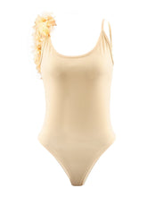 Load image into Gallery viewer, Summer Sexy V Neck Lace Stitching Backless One-piece Swimsuit Bikini