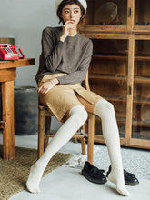 Load image into Gallery viewer, Cotton Soft Light Overknee stockings