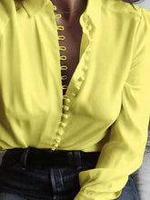 Load image into Gallery viewer, Popular Womens Fashion Casual Solid Long Sleeves Blouse