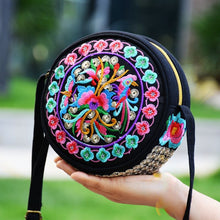 Load image into Gallery viewer, New Spring and Summer Women's Messenger Bag Ethnic Embroidery Fashion Leisure Simple and Versatile One Shoulder Mobile Phone Bag