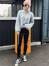 Load image into Gallery viewer, Loose Solid Color Knitting Sweater Tops