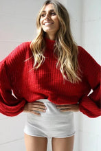 Load image into Gallery viewer, Autumn And Winter Lantern Sleeves Loose Sweater