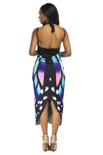 Load image into Gallery viewer, New Sexy Shawl Sling Print Cover up Dress