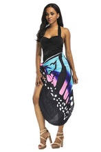 Load image into Gallery viewer, New Sexy Shawl Sling Print Cover up Dress