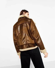 Load image into Gallery viewer, Fleece Stitching Women Suede Coat Jacket