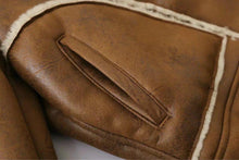 Load image into Gallery viewer, Fleece Stitching Women Suede Coat Jacket