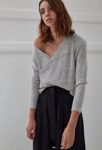 Load image into Gallery viewer, Autumn Sexy Cross V-Neck Sweater