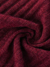 Load image into Gallery viewer, Fashion Long Sleeve Casual High Neck Striped Knit Sweater Dress