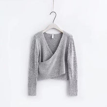 Load image into Gallery viewer, Autumn Sexy Cross V-Neck Sweater