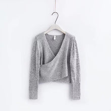 Load image into Gallery viewer, Autumn Sexy Cross V-Neck Sweater