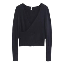 Load image into Gallery viewer, Autumn Sexy Cross V-Neck Sweater