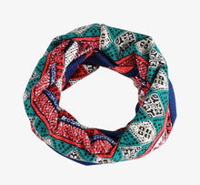 Load image into Gallery viewer, Baggy Slouchy Four Seasons Cotton Geometric Pattern Adult Hat Infinity Scarf