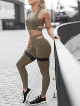 Load image into Gallery viewer, Summer Hot New Women's Printing Yoga Fitness Pants Set