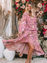 Load image into Gallery viewer, Retro Printed Bohemia Falbala Skirt Bottoms