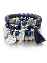 Load image into Gallery viewer, Natural Stone Bead Bangles Set