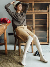 Load image into Gallery viewer, Cotton Soft Light Overknee stockings