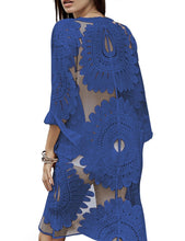 Load image into Gallery viewer, 2018 New Arrival Sun Flower tassel bikini blouse