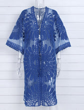 Load image into Gallery viewer, 2018 New Arrival Sun Flower tassel bikini blouse