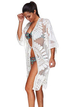 Load image into Gallery viewer, 2018 New Arrival Sun Flower tassel bikini blouse