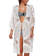 Load image into Gallery viewer, 2018 New Arrival Sun Flower tassel bikini blouse