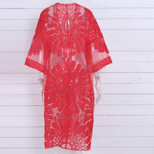 Load image into Gallery viewer, 2018 New Arrival Sun Flower tassel bikini blouse