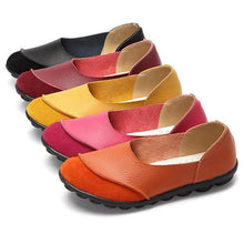 Load image into Gallery viewer, Big Size Color Match Soft Comfy Ballet Pattern Casual Flat Shoes