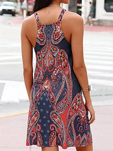 Load image into Gallery viewer, Sexy Celeb Sleeveless Floral Print Boho Beach Party Summer Ladies Halter Neck Short Mini Dress